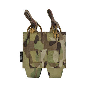 डबल 9 मिमी मैग लोचदार पाउच बैग 0.22 छोटी पत्रिका स्ग सामरिक गियर मोडल संगत आउटडोर शिकार वाइकिंग - Product Image 4