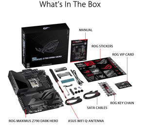 Pour AS US ROG MAXIMUS Z790 HERO Carte Mère Intel LGA 1700 Socket Facteur de Forme ATX Unique Intégré SATA Compatible Ordinateur Portable 64GB - Product Image 3