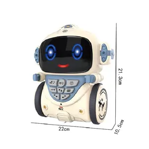Mini Robot Pocket Robot Voor Kinderen Met Interactieve Spraakherkenning Chat Record Zingen & Dansen Robot Speelgoed