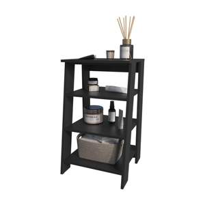 Estante de Baño Independiente DB McNeal, Negro, 4 Niveles, Plástico, Almacenamiento Abierto, Diseño Minimalista, Uso Doméstico - Product Image 5