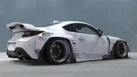 Kit carrosserie en fibre de carbone pour Toyota 86 BRZ GR86, style Rocket Rabbit amélioré, comprenant pare-chocs avant large, spoiler, diffuseur et jupes latérales