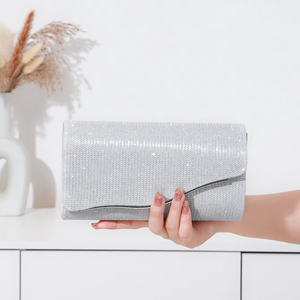 Bell 2025 High Quality Elegant Square Envelope <b>Clutch</b> Bag Chain Evening <b>Wedding</b> Prom Party Luxury 5A Brand - Product Image 1