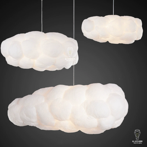 Lampada a Sospensione LED a Forma di Nuvola in Stile Nordico, Luce Creativa a Nuvola Bianca per Sala da Pranzo, Negozio di Abbigliamento, Bancone Bar, Decorazione per Vetrine - Product Image 3