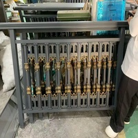 Clôture en aluminium de style moderne, traitée thermiquement, écologique et durable pour usage résidentiel et commercial