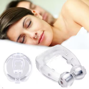Clip nasal magnétique anti-ronflement, aide à l'apnée du sommeil, dispositif anti-ronflement, bouchon anti-ronflement, clip nasal anti-ronflement - Product Image 1