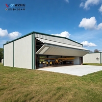 Hangar d'avion préfabriqué en structure métallique BATIMENT METALLIQUE Grande portée robuste