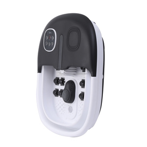 Venta caliente de Amazon Cubo de baño plegable Máquina de masajeador de spa de pies con rodillos de masaje Shiatsu de burbujas de calefacción para relajación de pies - Product Image 5