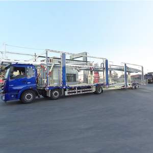 <span class=keywords><strong>Camion</strong></span> de remorquage 4 voitures, semi-remorque en acier robuste, remorque pour voitures de 40 tonnes - Product Image 4