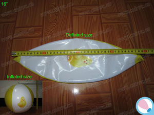 Pelota de playa inflable en pvc <span class=keywords><strong>transparente</strong></span> - Product Image 5