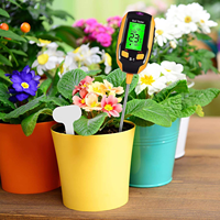 Testeur d'humidité et de pH du sol 4-en-1 pour jardin, serre intérieure et plantation - Détecteur de sol haute précision avec protection IP55 électronique