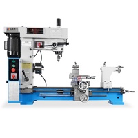 Mini Hobby Combinatie Draaibank Freesmachine HQ800 voor Metaalbewerking en Doe-het-zelf Projecten