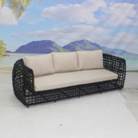 Foshan Outdoor-Gartenmöbel-Set aus Synthetischem PE-Rattan für Hotel-Poolbereich und Terrassen-Lounge