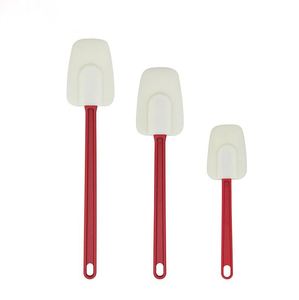 Solid Heat-Resistant Non Stick Kitchen Utensil Baking Cooking <b>Silicone</b> Scraper Spatula - Product Image 3