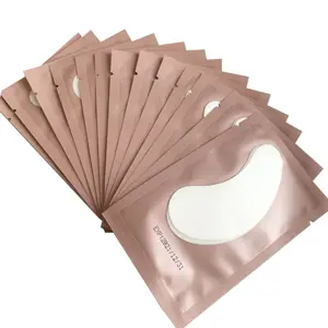 Almohadillas únicas para los ojos, almohadillas de etiqueta privada debajo de los ojos para la extensión de pestañas, almohadillas de Gel de embalaje personalizado, extensiones de pestañas