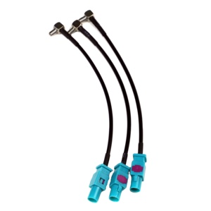 Tùy chỉnh đồng trục fakra để SMB DAB + đài phát thanh trên không Splitter Stereo Antenna Cáp Adapter Phụ kiện - Product Image 3