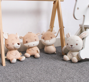 Özel yumuşak peluş dolması uzun kulaklı köpek oyuncak rahat bebek uyku oyuncak ve yatmadan arkadaşı - Product Image 5