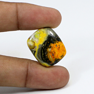 Natural Bumble Bee 23x19mm cojín cabujón 16,45 Cts - Product Image 2