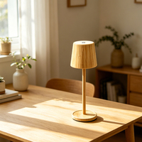 Lampe de bureau LED à commande tactile intelligente, lampe d'ambiance portable sans fil, éclairage décoratif moderne pour chambre à coucher, bureau