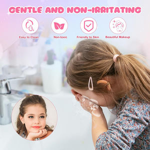 Nàng Tiên Cá Thiết Kế <span class=keywords><strong>2026</strong></span> Cô Gái Đồ Chơi Bất Mỹ Phẩm Hộp <span class=keywords><strong>Eyeshadow</strong></span> Son Môi Trang Điểm Bộ Quà Tặng Cho Giả Vờ Chơi Với 3 Lớp Nhôm Trường Hợp - Product Image 5