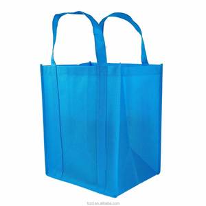 Reusable Foldable Reinforced Handle <b>Polypropylene</b> Heavy Duty Large Shopping Totes Non Woven Shopping <b>Bag</b> - Product Image 3