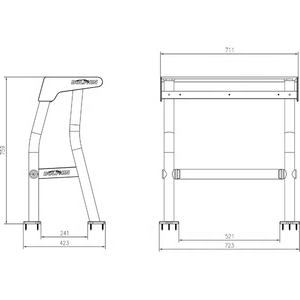 Dolphin Pro2 Marine Boat Seat <span class=keywords><strong>Leaning</strong></span> <span class=keywords><strong>Post</strong></span> avec dossier et support de canne à pêche Cadre en aluminium noir avec coussin blanc - Product Image 6