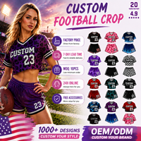 Jersey Corto Personalizado de Manga Corta, Jersey de Fútbol Corto, Top de Malla a la Moda, Ropa Deportiva Urbana, Estilo Universitario Americano