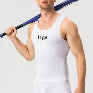 <span class=keywords><strong>Canotta</strong></span> da <span class=keywords><strong>Uomo</strong></span> a Compressione ad Asciugatura Rapida per Corsa, Palestra e Allenamento Sportivo, con Stampa in Silicone, Disponibile - Product Image 6