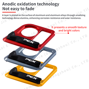 Convient pour PCX160 <span class=keywords><strong>PCX</strong></span> 160 Couvercle de protection de la serrure de porte électrique en alliage d'aluminium CNC Motorcycles Modified Key Switch Lock Guard - Product Image 6