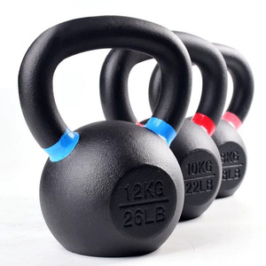 Nouvelle arrivée : Kettlebell noir gravité, revêtement poudré - Product Image 2