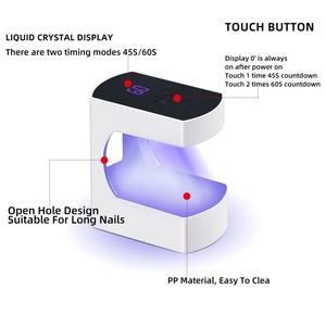Lampe UV pour manucure avec câble USB, sécheuse à vernis à ongles en gel, utilisation à domicile et en voyage, nouvelle lampe de séchage des ongles UV 6 LED, mini sécheuse à ongles - Product Image 5
