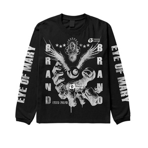 Survêtements en éponge française poids lourd personnalisés unisexe lavage à l'acide Streetwear eau de Javel en relief motif 3D logo brodé - Product Image 2