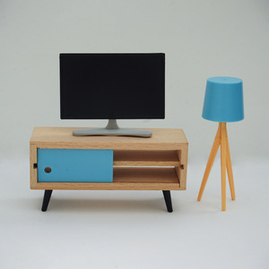 Mini Monitor LCD <span class=keywords><strong>de</strong></span> TV <span class=keywords><strong>de</strong></span> Simulación, Accesorios para Casa <span class=keywords><strong>de</strong></span> <span class=keywords><strong>Muñecas</strong></span>, Modelo <span class=keywords><strong>de</strong></span> Escena para Sala <span class=keywords><strong>de</strong></span> Estar y Dormitorio - Product Image 5