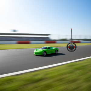 Rc Supercar Speed Monocanale 28Cm Green <b>Remote</b> Control Toy Car For Kids - Product Image 2