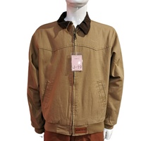 Vêtements de travail de Style basique, veste de travail en coton tissé 12OZ, tissu en toile de canard personnalisé pour hommes