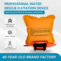 Système de flottation pour atterrissage aquatique de drones, airbag de récupération de flottabilité pour UAV, sac flottant auto-gonflable pour relevés marins et aériens