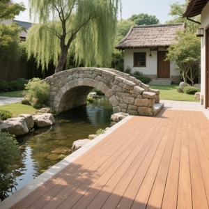 <span class=keywords><strong>Precio</strong></span> al por mayor Azulejos de cubierta WPC Diseño entrelazado Fácil instalación para patio <span class=keywords><strong>Terraza</strong></span> y eventos al aire libre - Product Image 3