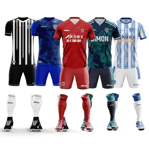 Akilex DE PROMOCIÓN DE LA CALIDAD camiseta de fútbol venta al por mayor de fútbol de sublimación de uniforme