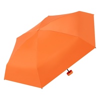 Parapluie pliant manuel ultra-léger à 5 baleines en alliage, petit format compact de poche, protection solaire et pluie, mini-parasol portable anti-UV, cadeaux d'affaires