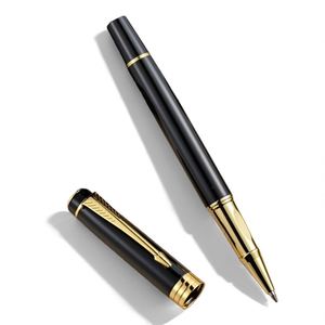 Writing Heavy Business Gift Black Premium Brand Personalised Luxury Metal Gel <b>Pens</b> Set <b>Boxes</b> with Custom logo - Product Image 4