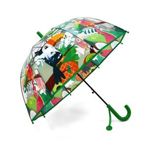 2026 New Manufacturer 19 Inch Animals Cartoon Children Transparent Rain <b>Umbrella</b> for Kids - Product Image 5