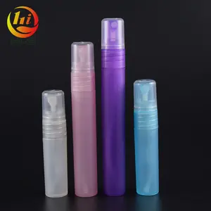 Pp vazio 10 ml 10 ml 8ml de spray de álcool desinfetante para as mãos frasco de spray caneta com clipe