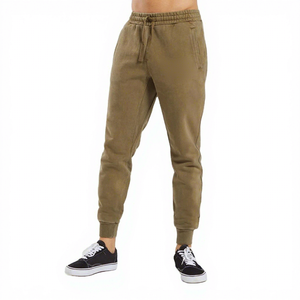 Pantalon de jogging en velours côtelé pour homme, taille élastique, poches latérales, décontracté, automne, poids moyen, respirant, tricoté, 100% coton - Product Image 3