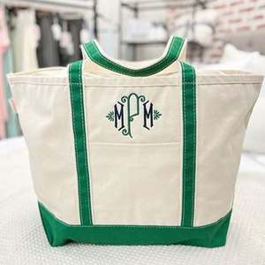 Bolsa de Mano de Lona Estética en Negro, Beige, Blanco y Azul Marino, con Bolsillos Interiores y Exteriores, para Mujer - Product Image 2