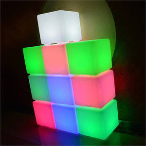 <span class=keywords><strong>Taburete</strong></span> de Bar Moderno de Plástico con LED, 16 Pulgadas, Mueble Comercial Ligero para Hotel y Uso en Exteriores - Product Image 4