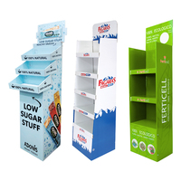 Présentoirs de supermarché en carton pour produits alimentaires, noix, biscuits, chips, chocolat, bonbons et snacks