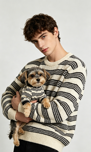 Maglioni coordinati di alta qualità per proprietari e cani, pantaloni Puddle dal design resistente, realizzati con tessuto durevole per la crescita aziendale - Product Image 2