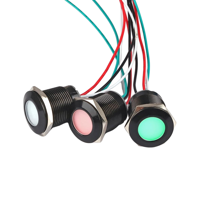 19mm Metal Indicator Light 12V24V220V Red