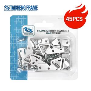 45 pièces TS-K015 anneau D Type tenture murale triangle <span class=keywords><strong>cadre</strong></span> photo cintre ensemble attaches pour la décoration intérieure - Product Image 6