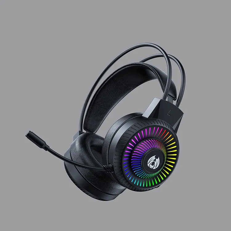 E3000 서라운드 사운드 귀 헤드셋 7.1 유선 게임 헤드셋 소음 제거 마이크 Ps4 Xbox에 대한 LED 빛