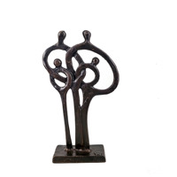 Sculptures modernes en fonte, figurines abstraites de maison, art écologique, cadeau souvenir d'anniversaire pour la décoration de table à la maison